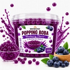 Blueberry Popping Boba Pearls