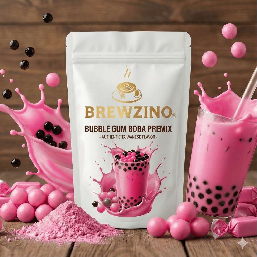 Brewzino Bubble Gum Bubble Tea Premix