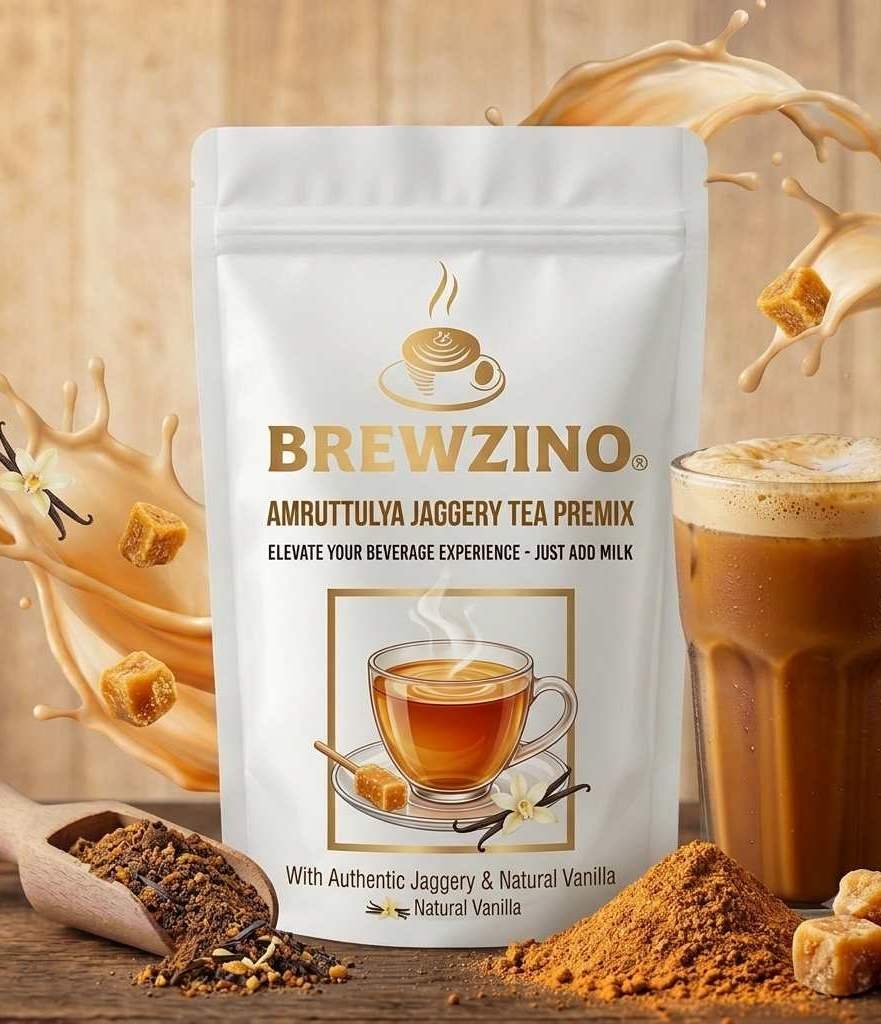 Brewzino Jaggery Tea Premix