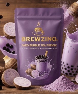 Brewzino Taro Bubble Tea Premix