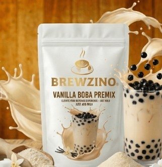 Brewzino Vanilla Bubble Tea Premix