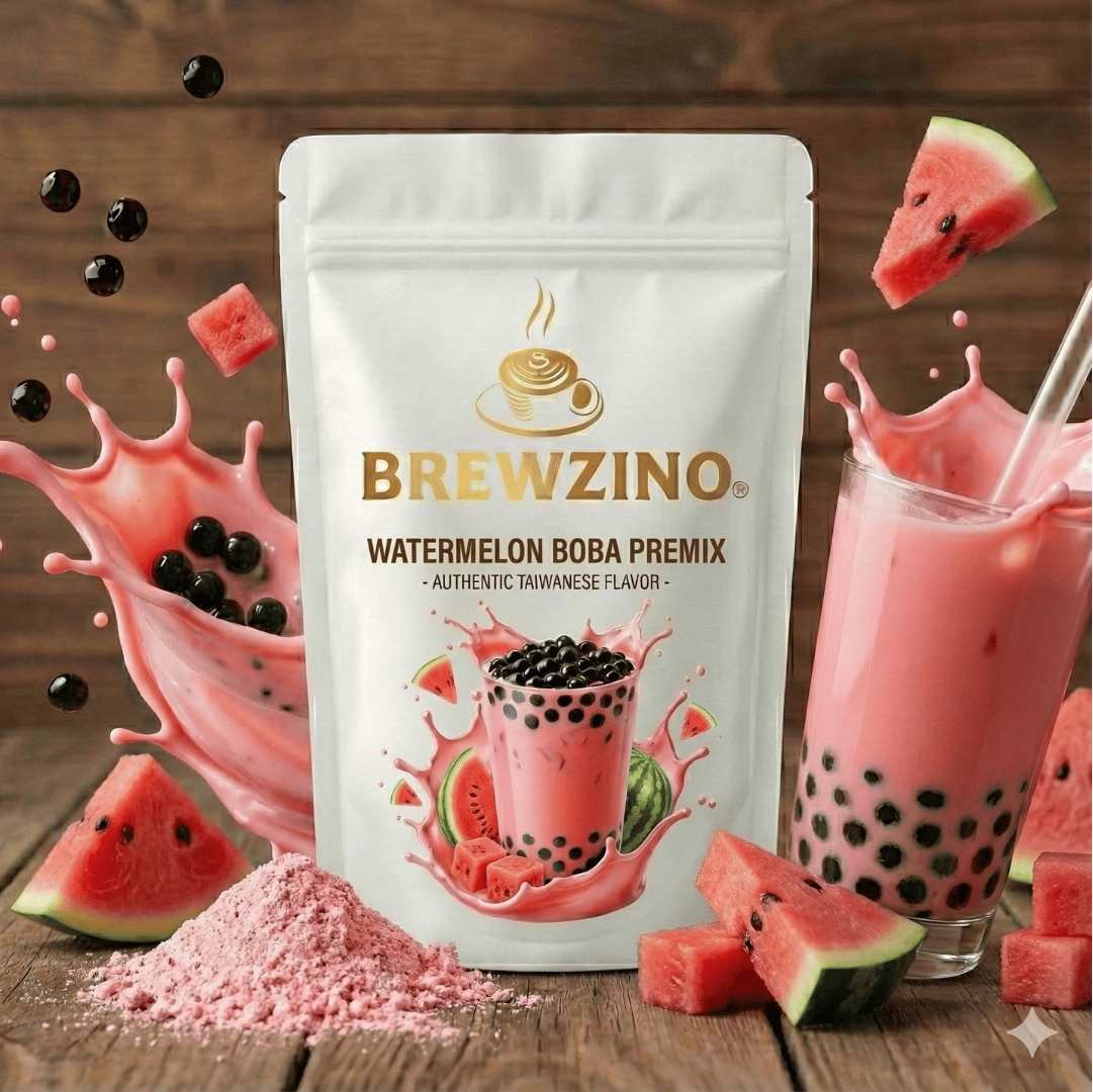 Brewzino Watermelon Bubble Tea Premix